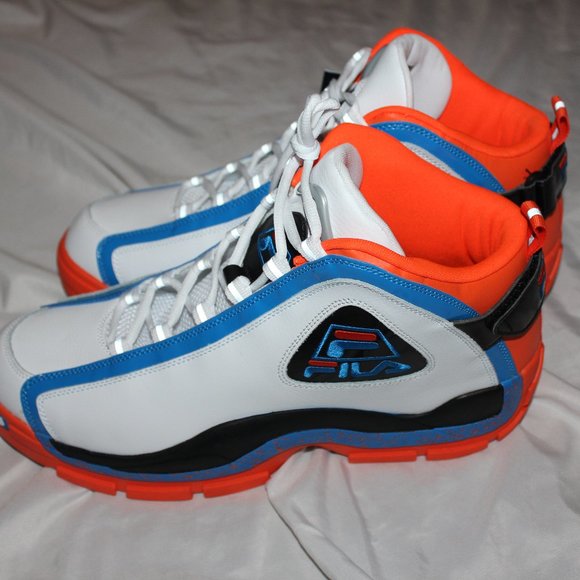 Fila Other - FILA Grant Hill 2 Basketball Shoes White Blue Orange 1BM01789